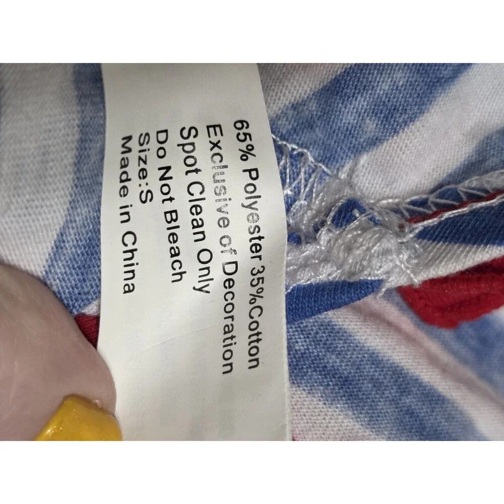 Simply Wag 'Mommy's Little Star Red\White\Blue Dog Dress Size Small